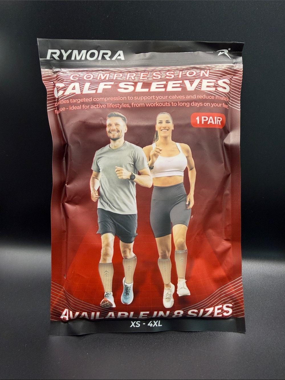 Compression Calf Sleeves - Light Nude (1 Pair)